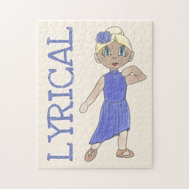 Puzzle Dance Teacher Gift Lyrical Modern Recital (Vertical)