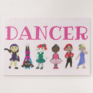 Puzzle DANCER Ballet Rosa Ballerina Tap Maestra de Baile