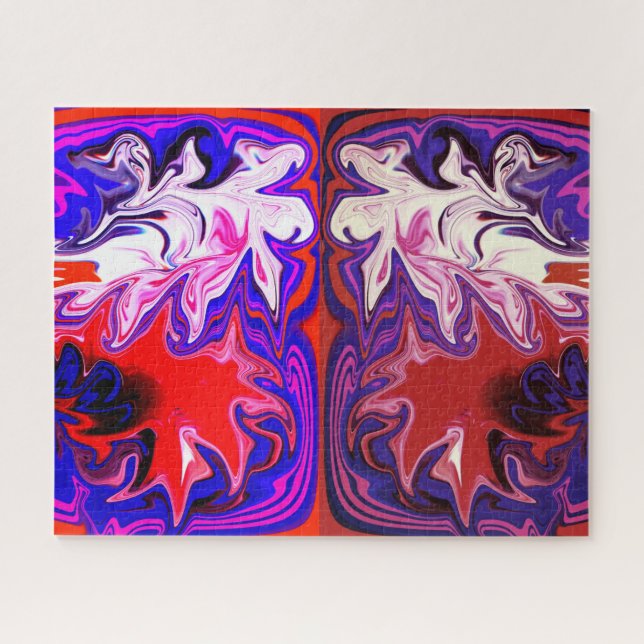 Puzzle Dancing spirits abstract art (Horizontal)