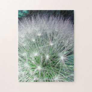 Puzzle Dandelia verde y blanca de Guay con gotas de agua