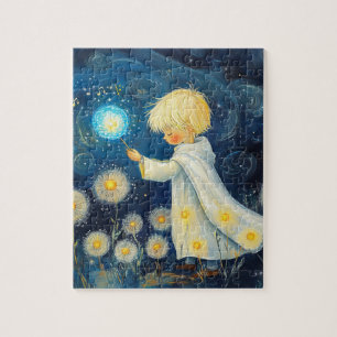 Puzzle Dandelions Under Stars
