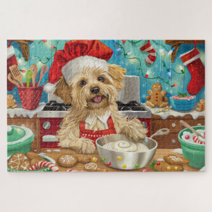 Puzzle Dandie Dinmont Terrier Repostería Navideña: Navida