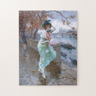 Puzzle Daniel Hernández Morillo: Chica parisiense