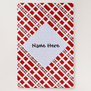 Puzzle Danmark y Dannebrog Personalizado en Baldosas