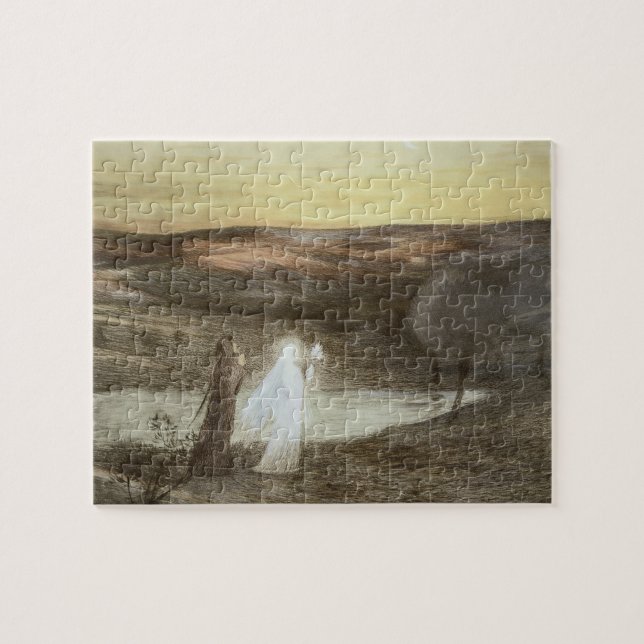 Puzzle Dante y Beatriz, de "L'Estampe Moderne", publ (Horizontal)