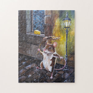 Puzzle Danza bajo la lluvia Pintura de Alfred Fox
