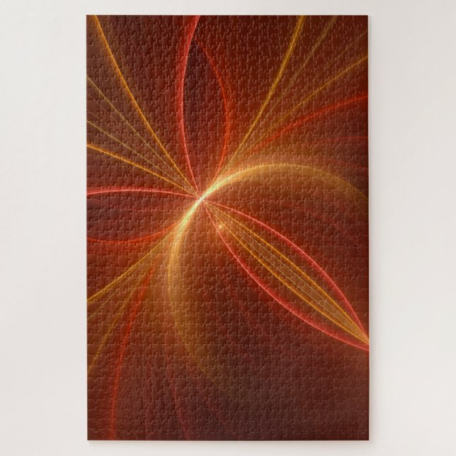 Puzzle Danza Con El Arte Fractal Abstracto Moderno (Vertical)
