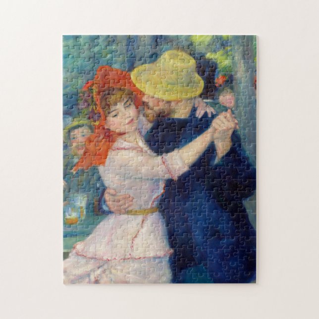 Puzzle Danza en Bougival, pareja de Pierre-Auguste Renoir (Vertical)