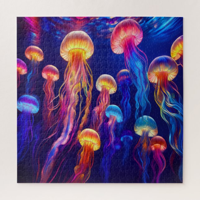 Puzzle Danza Vibrant Jellyfish (Vertical)