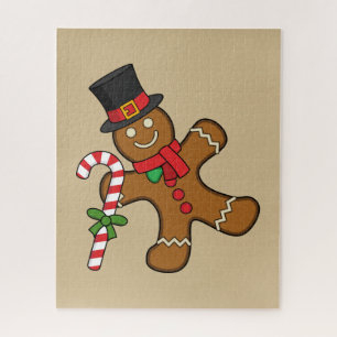 Puzzle Danzando al hombre del pan de jengibre