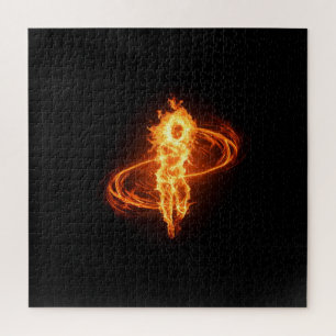 Puzzle Dardos espirituales flamables a través del univers