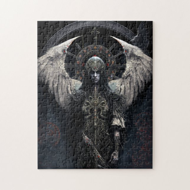 Puzzle Dark Angel Gothic Fantasy Art (Vertical)