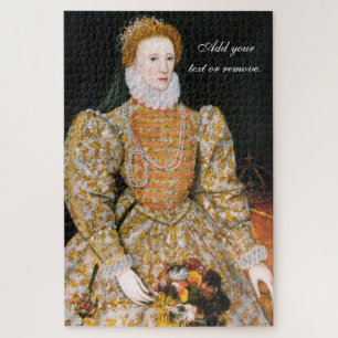 Puzzle "Darnley Portrait" Reina Isabel 1 Inglaterra 1575,