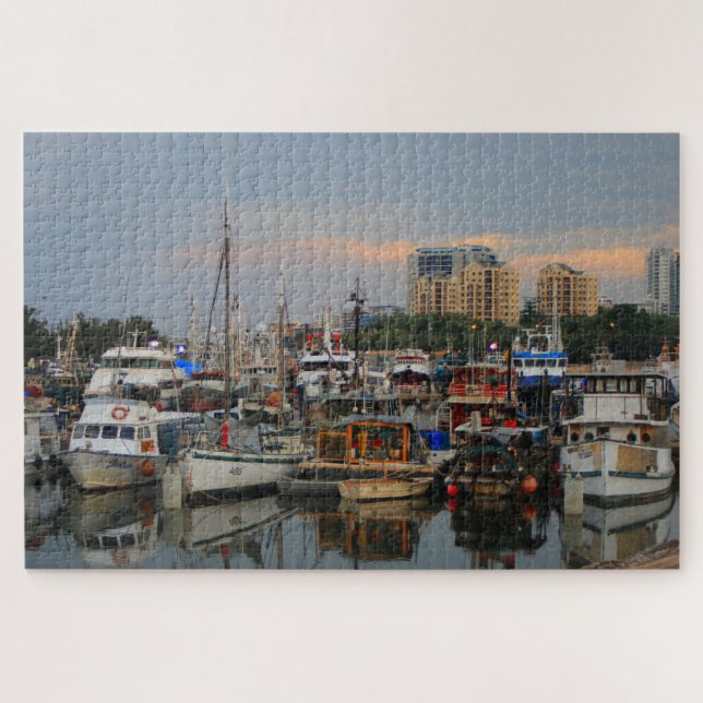 Puzzle Darwin y barcos de pesca, Australia (Horizontal)