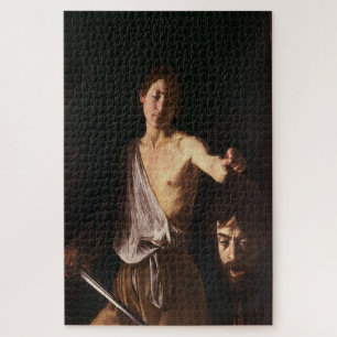 Puzzle David con la cabeza de Goliat por Caravaggio