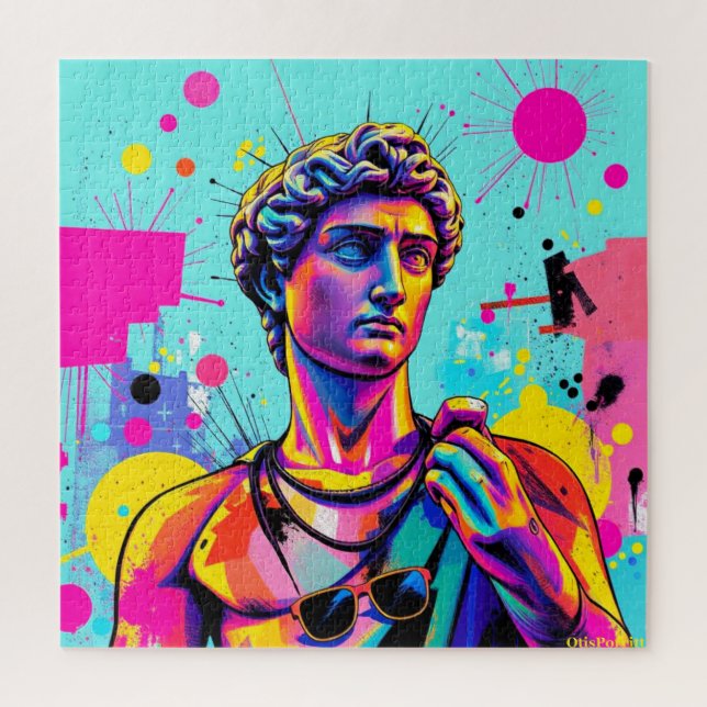 PUZZLE DAVID POP ART-9 (Vertical)