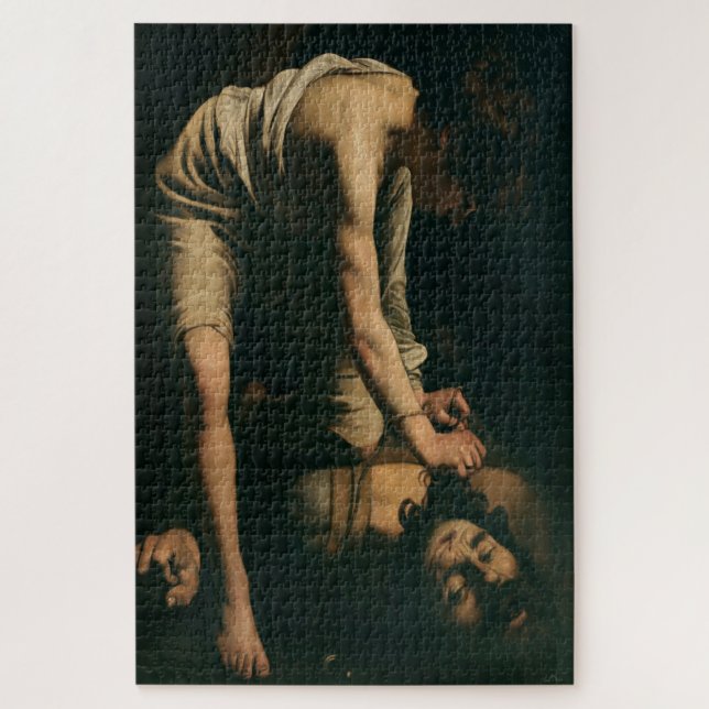 Puzzle David y Goliat (1600) de Caravaggio (Vertical)