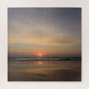 Puzzle Dawn Reflections at Cocoa Beach, Florida - 20x20