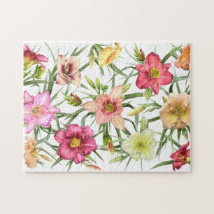 Puzzle Daylilies por todas partes