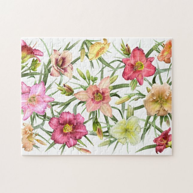 Puzzle Daylilies por todas partes (Horizontal)