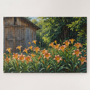 Puzzle Daylilies y Shed