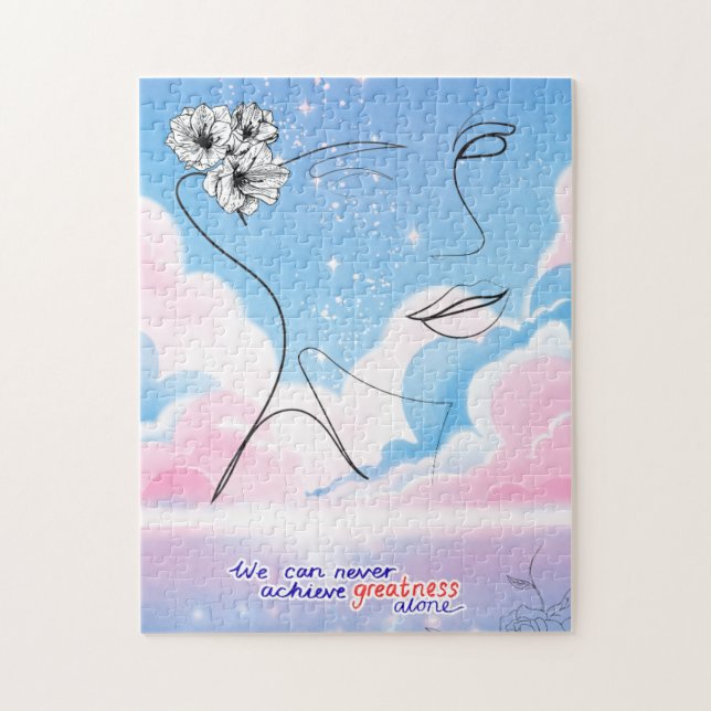 Puzzle de 252 piezas con caja para regalos (11" x  (Vertical)