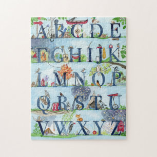 Puzzle de Alfabeto de aventura