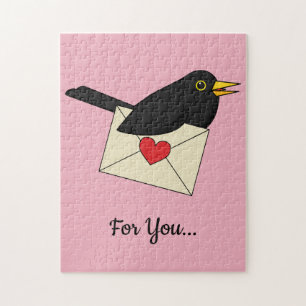 Puzzle De Blackbird con amor   Añadir el texto