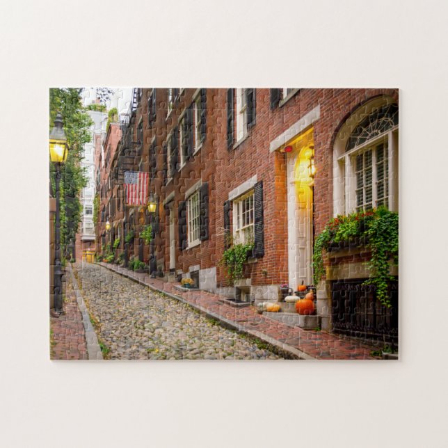 Puzzle de Boston - Acorn Street, Beacon Hill (Horizontal)