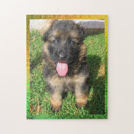 Puzzle de cachorro de pastor alemán