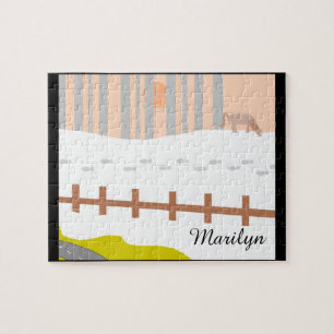 Puzzle De camino a las Cataratas Sioux: