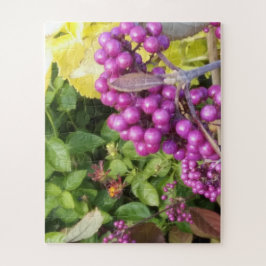 Puzzle de flor morado
