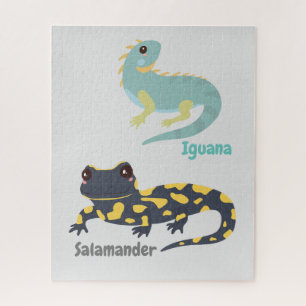 Puzzle de Iguana y Salamander Jigsaw