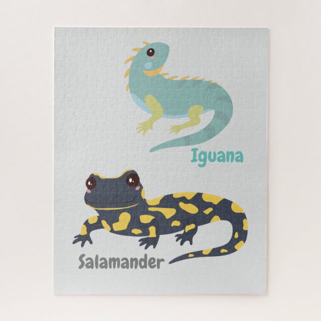 Puzzle de Iguana y Salamander Jigsaw (Vertical)
