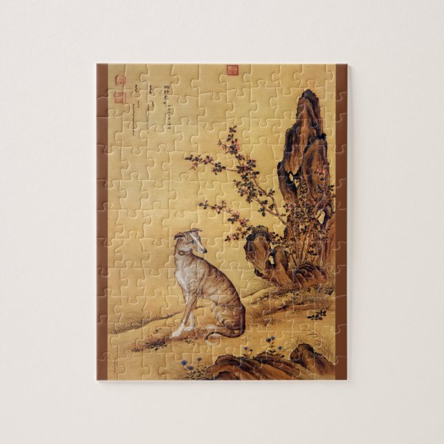 Puzzle ~ de José Castiglione del ~ del ~Greyhound del 斑锦彪 (Vertical)