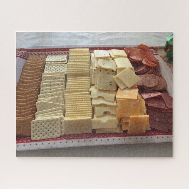 Puzzle de la bandeja de queso Jigsaw (Horizontal)