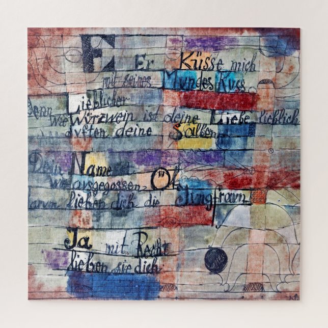 Puzzle De la canción de canciones, Klee (Vertical)