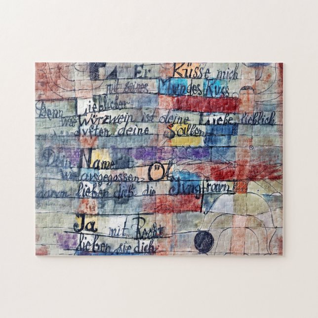 Puzzle De la canción de canciones, Klee (Horizontal)