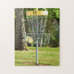 Puzzle de la cesta de golf de disco