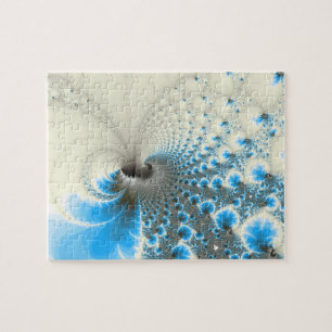 Puzzle De la rotura arte del fractal encendido a través -