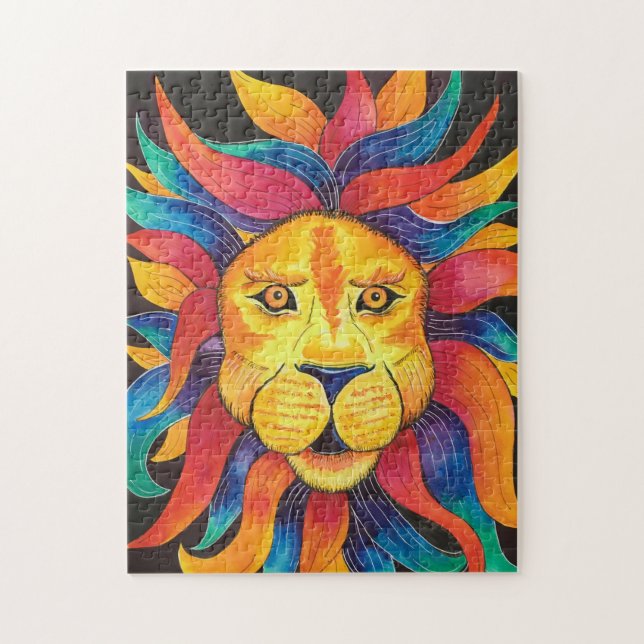 Puzzle de leones (Vertical)