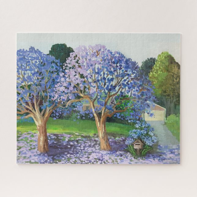 Puzzle de los árboles de Jacaranda (Horizontal)