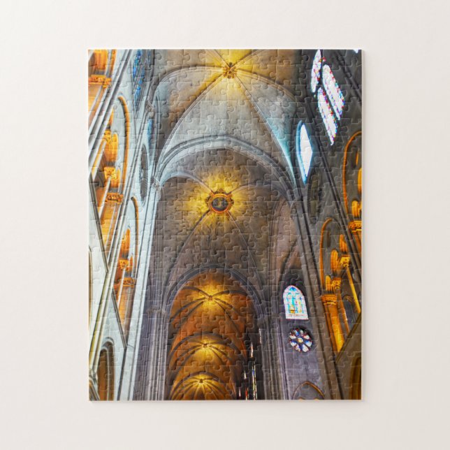 Puzzle de Notre Dame (1163-2019); (Vertical)