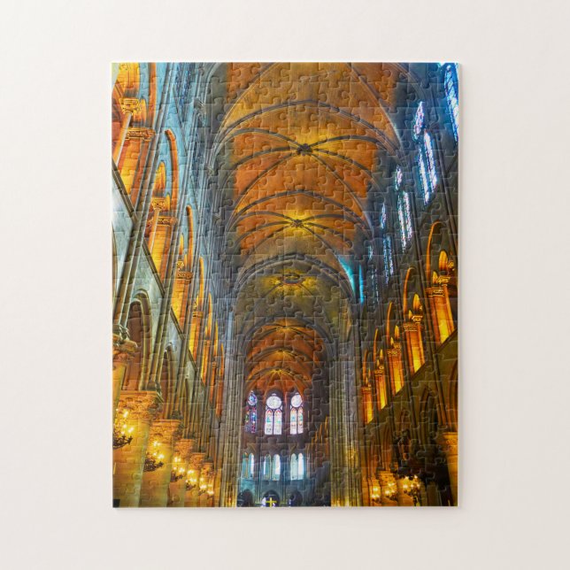 Puzzle de Notre Dame (1163-2019); (Vertical)
