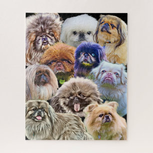 Puzzle de Pekingese - ¡una pieza de arte!