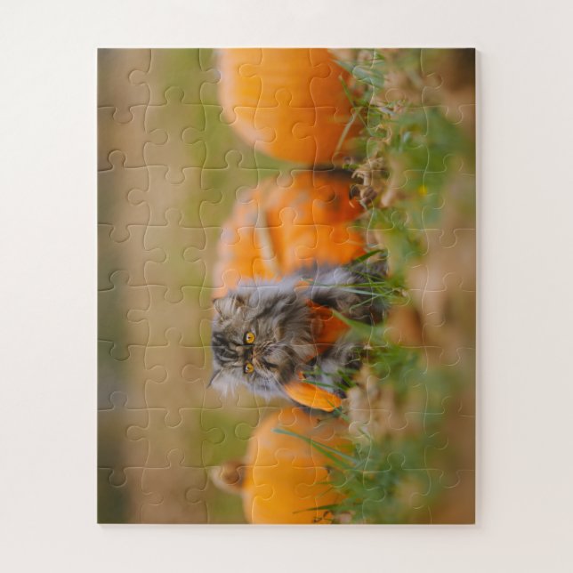 Puzzle 🎃 de protección de parches de calabaza 🐾 (Vertical)