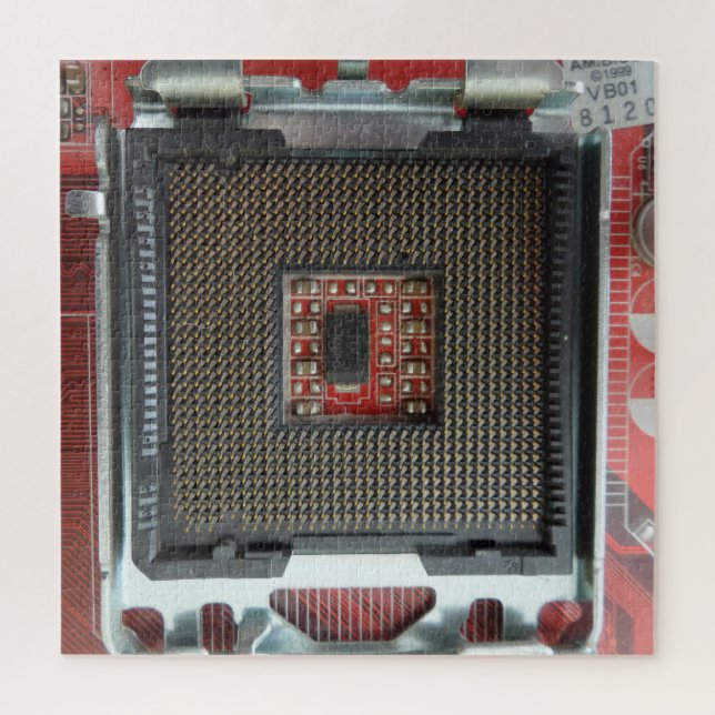 Puzzle de rompecabezas de zócalo de CPU,676 pcs (Vertical)