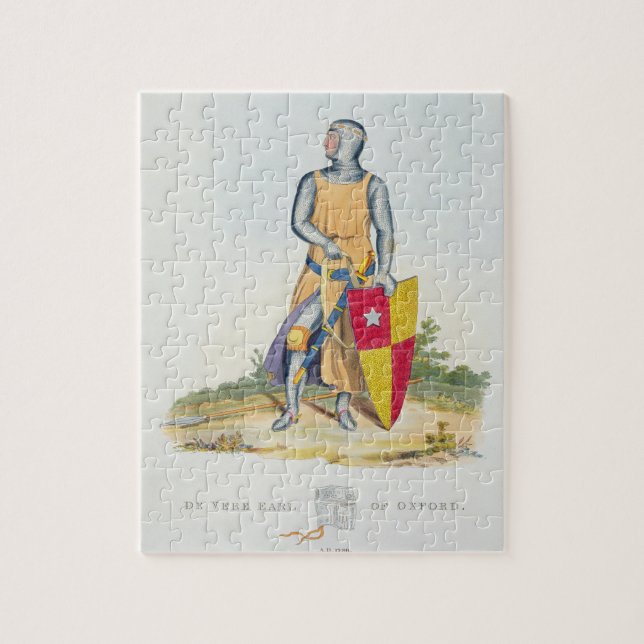 Puzzle De Vere, conde de Oxford, 1280, de 'Armou antiguo (Vertical)