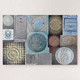 Puzzle Debajo de sus pies - Coberturas de boca de inspecc