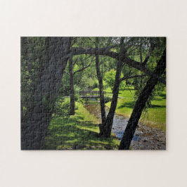 Puzzle Debajo de un toldo de sauces